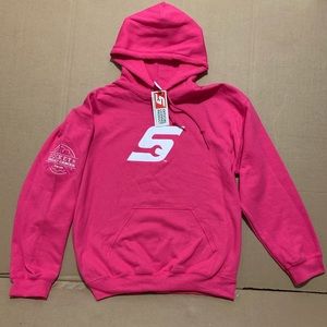 Snap on pink hoodie 🚫sold🚫